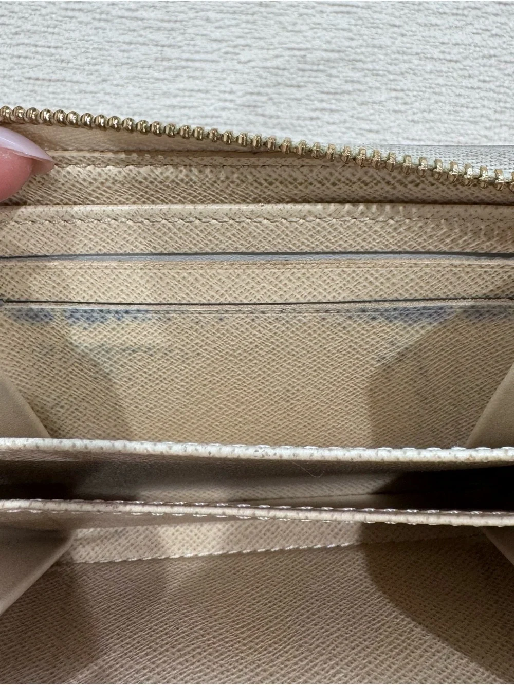 Louis Vuitton Zippy Coin Purse in Damier Azur
